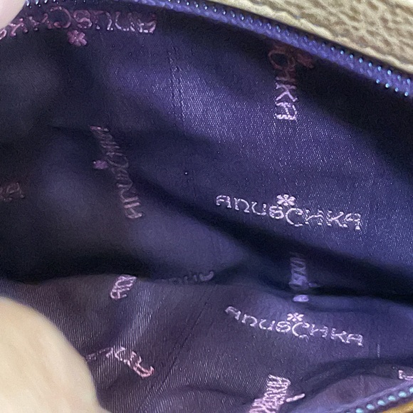 Anuschka Hand Painted Leather Bag With Coin Purse - Picture 10 of 16